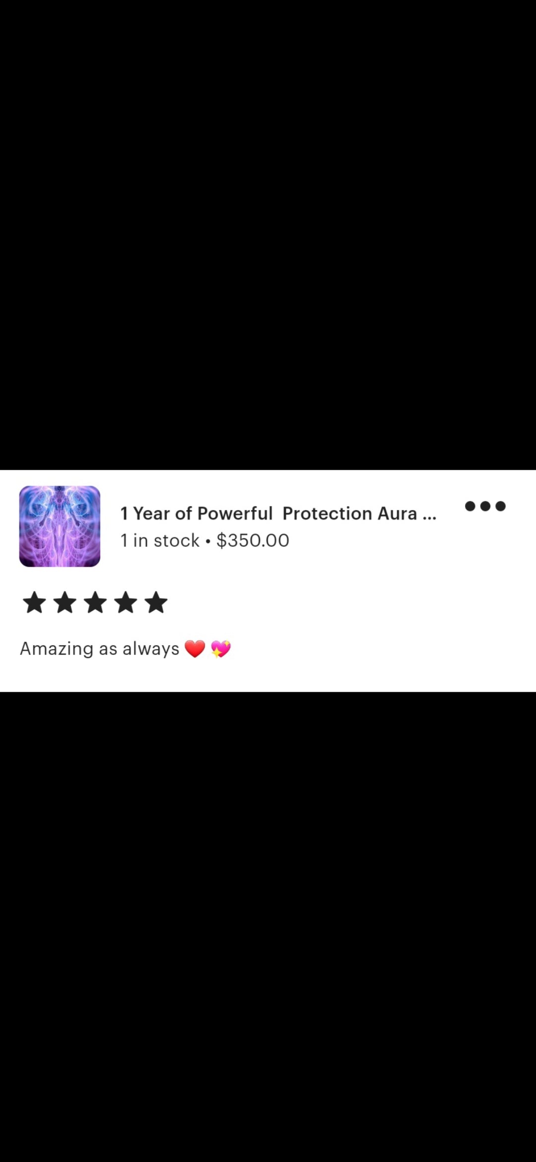 1 Year of Powerful  Protection Aura Spell/Protects from all Curses,Karma, Entities
