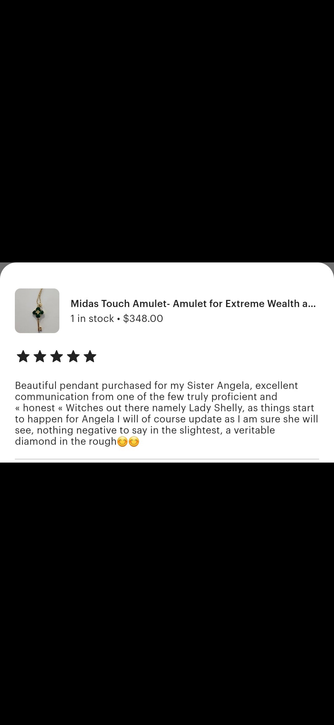 Midas Touch Amulet- Amulet for Extreme Wealth and Good Fortune