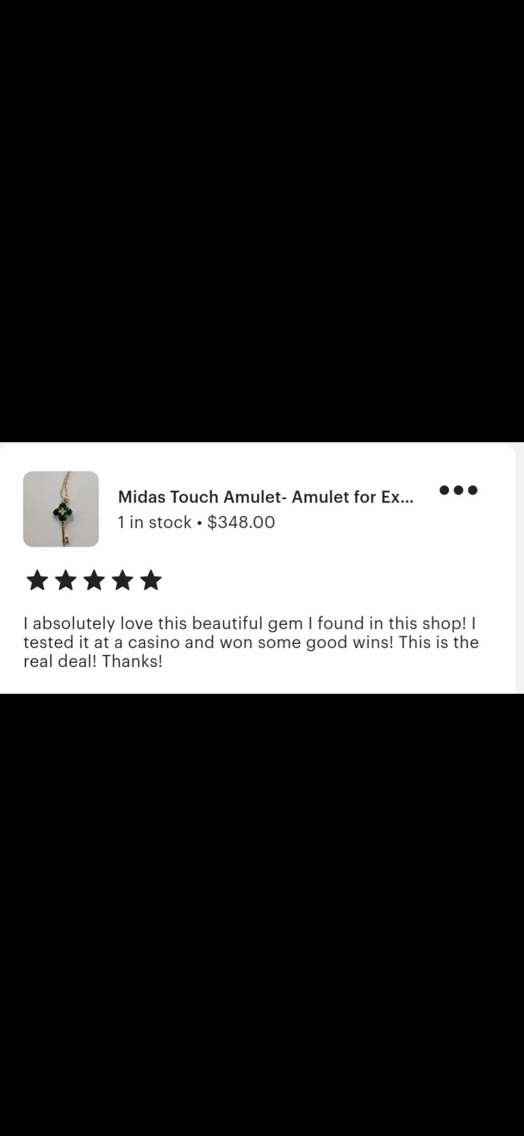 Midas Touch Amulet- Amulet for Extreme Wealth and Good Fortune