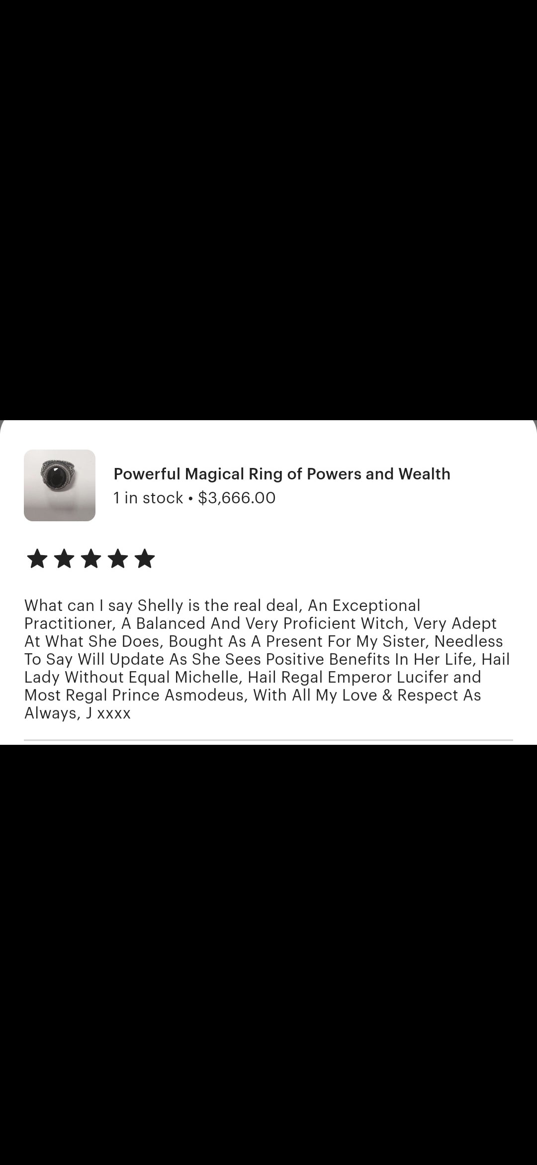 Powerful Magical Ring of Powers and Wealth