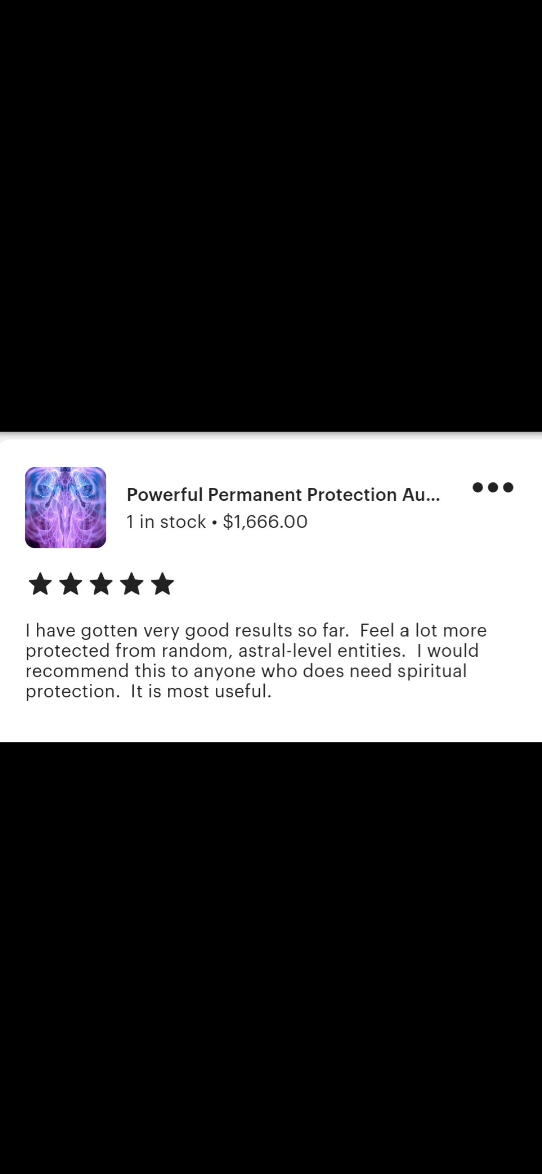 Powerful Permanent Protection Aura Spell/Protects from all Curses,Karma, Entities